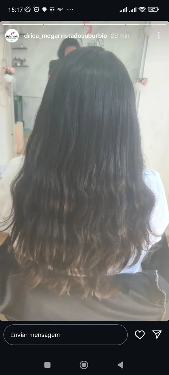 Mega hair 5 telas 