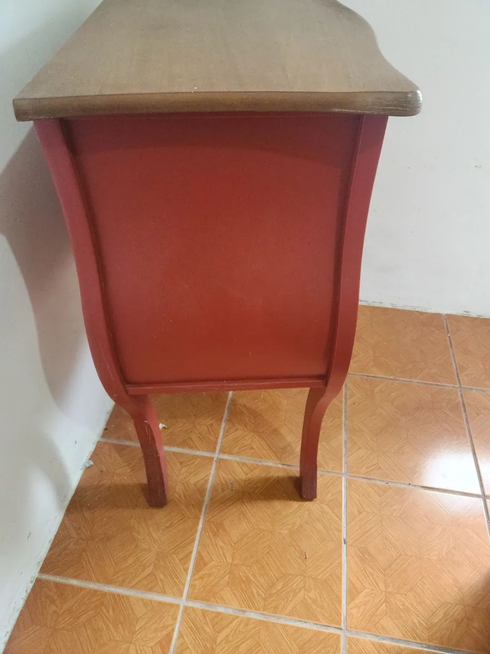 Criado mudo retro com madeira maciça de reflorestamento e MDF - Foto 3
