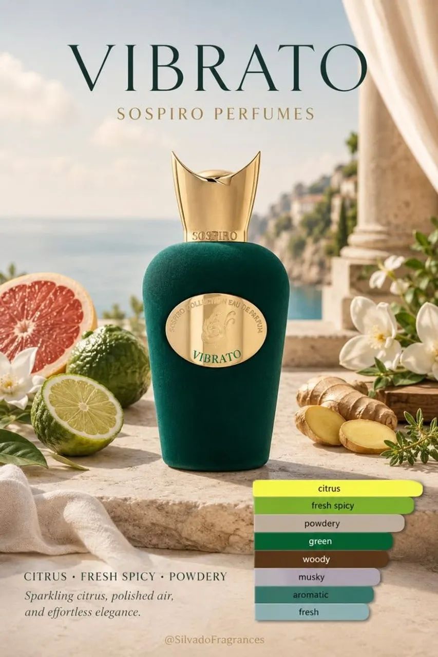 Perfume luxo Sospiro Vibrato