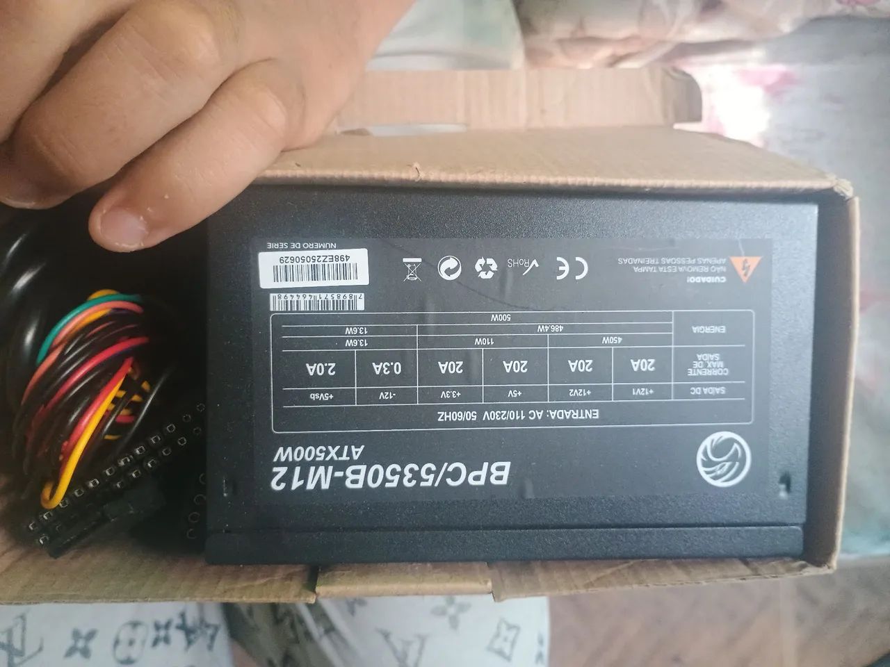 Fonte alimentação 500w