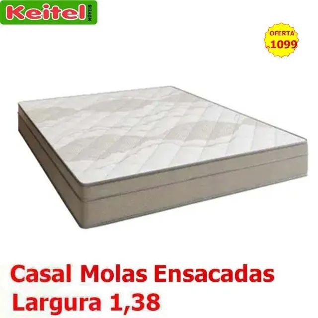 Colchão de Casal Ipanema Molas Ensacadas 138 largura 