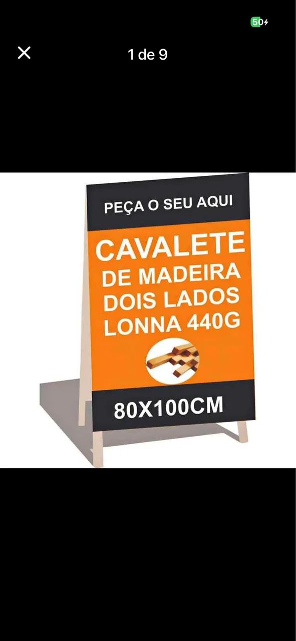 Cavaletes em vários tamanhos 