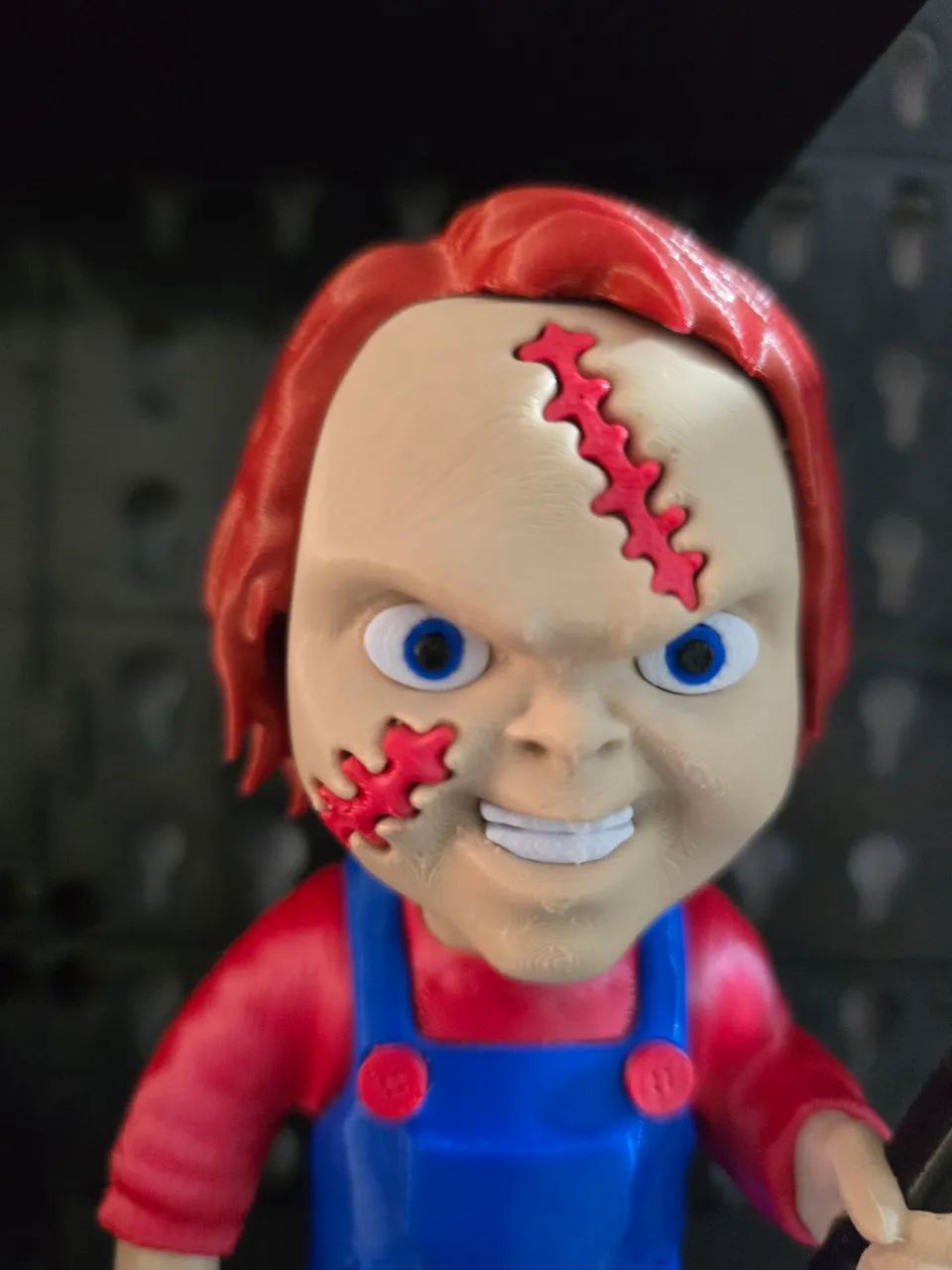 Boneco do Chucky feito na impressora  3d 15cm - Foto 3