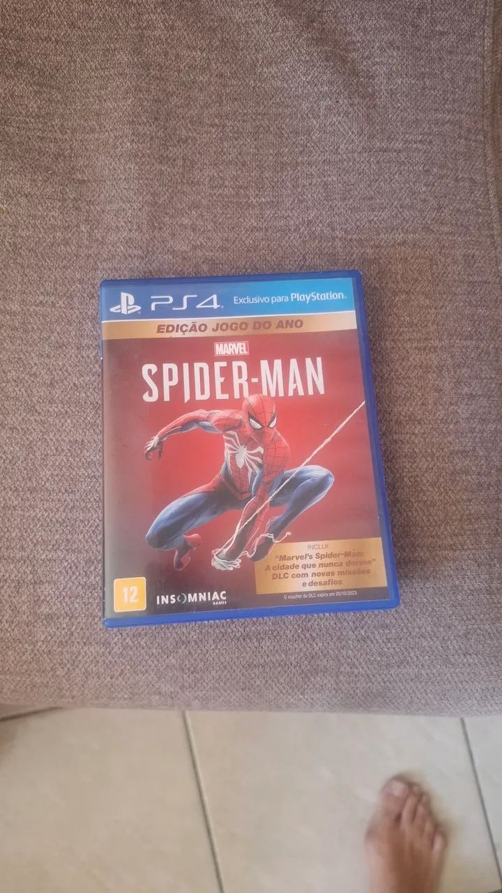 Jogo homem aranha PS4