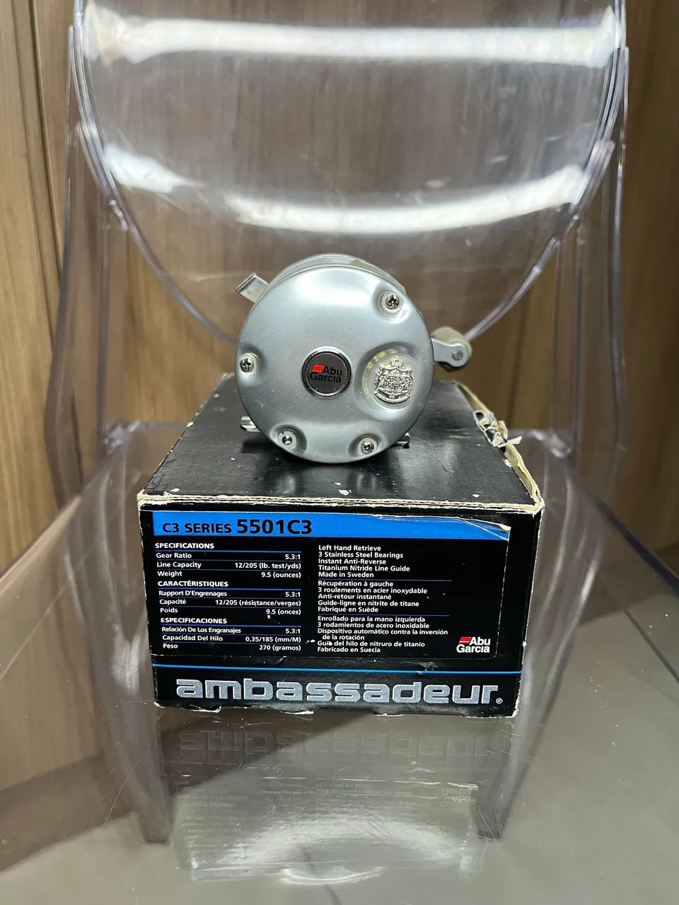Carretilha Sueca Abu Garcia Ambassedeur Series C5503 - Esportes