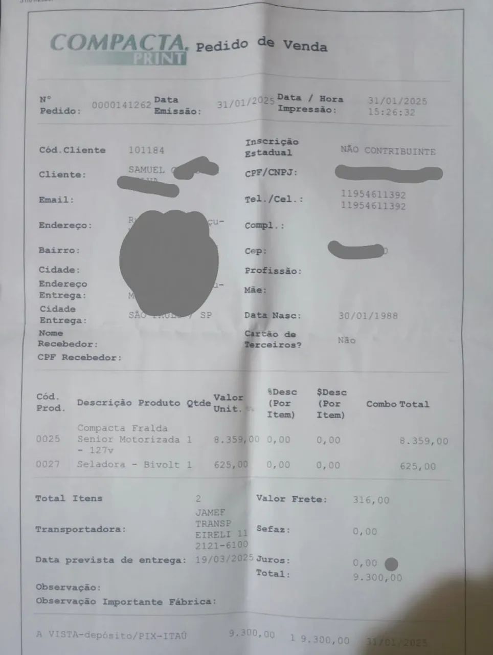 Máquina de fraldas compacta senior motorizada nova  - Foto 3