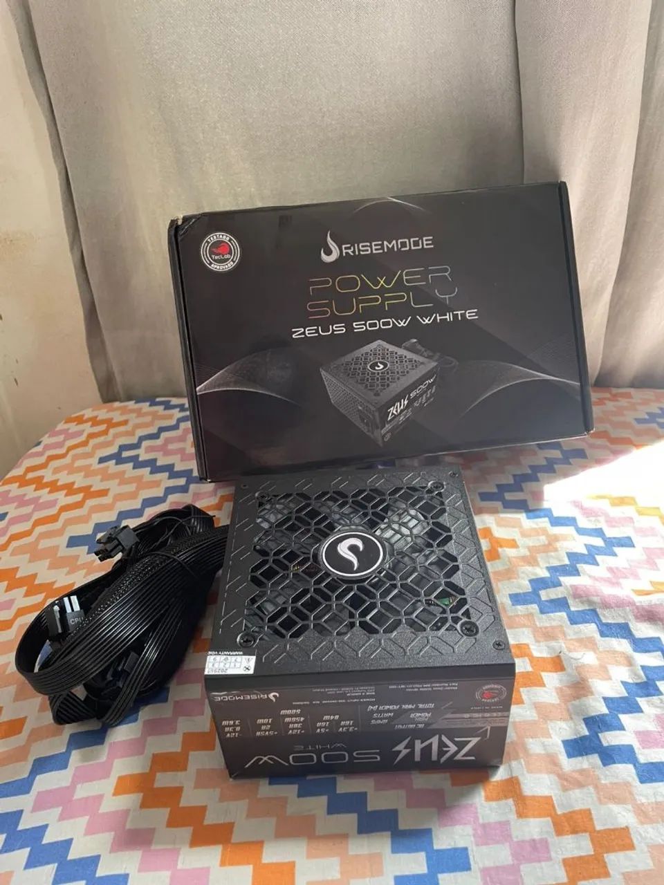 Fonte Rise Mode Zeus 500W 80 Plus White l NOVA 