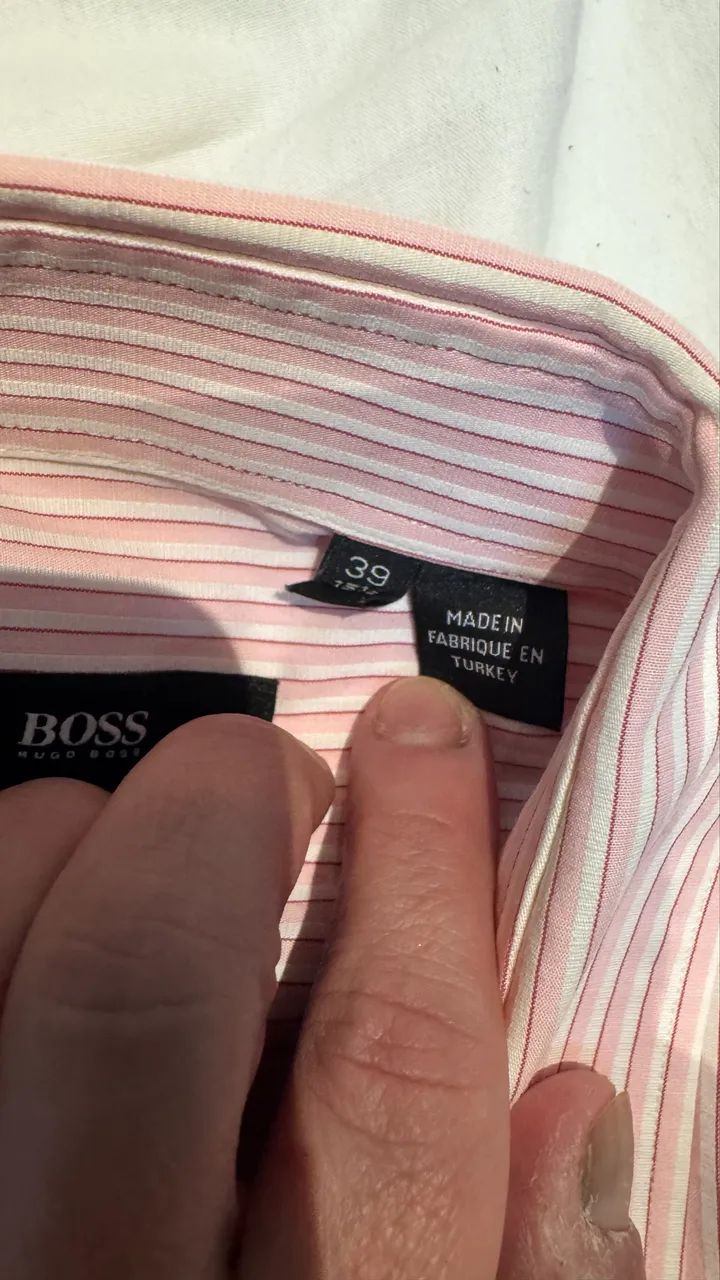 Camisa Hugo Boss listrada - Foto 5
