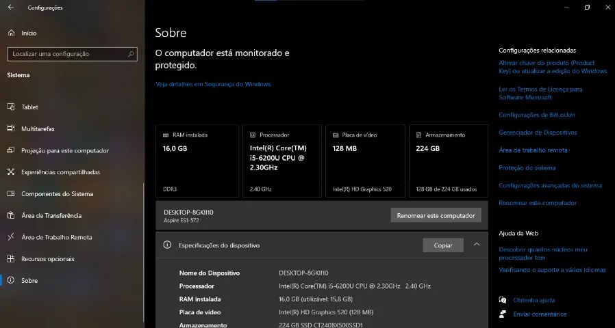 Notebook Acer i5 | 16GB RAM | SSD 256GB - Foto 3