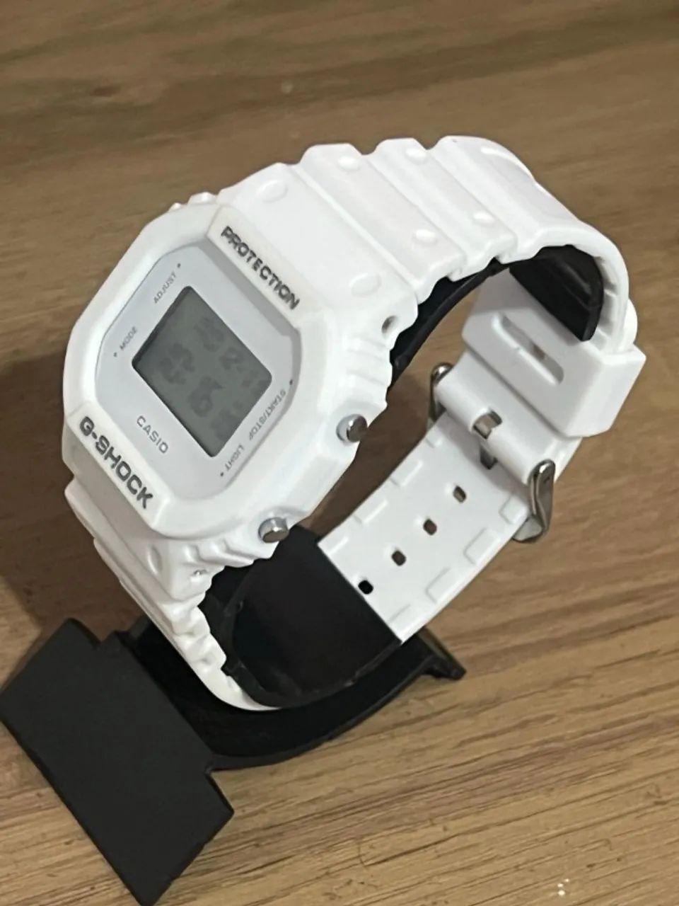 Relógio G Shock Casio Quadrado Digital Branco - Foto 3