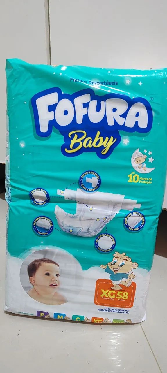 FRALDA 50 REAIS QUALQUER PACOTE 