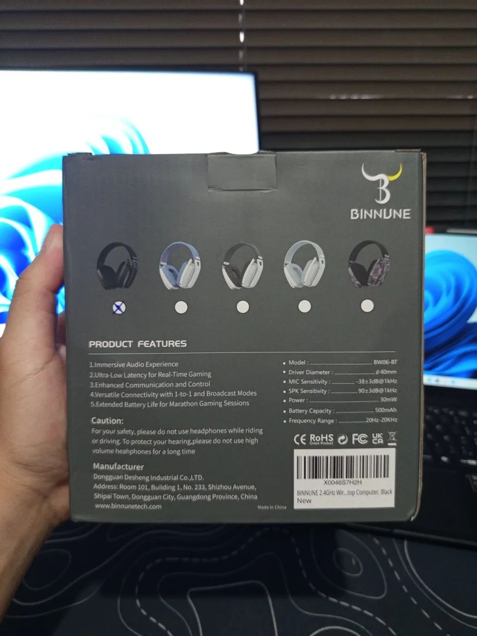Headset Tri-Mode Binnune BW06 ( Novo, Lacrado ) - Foto 4