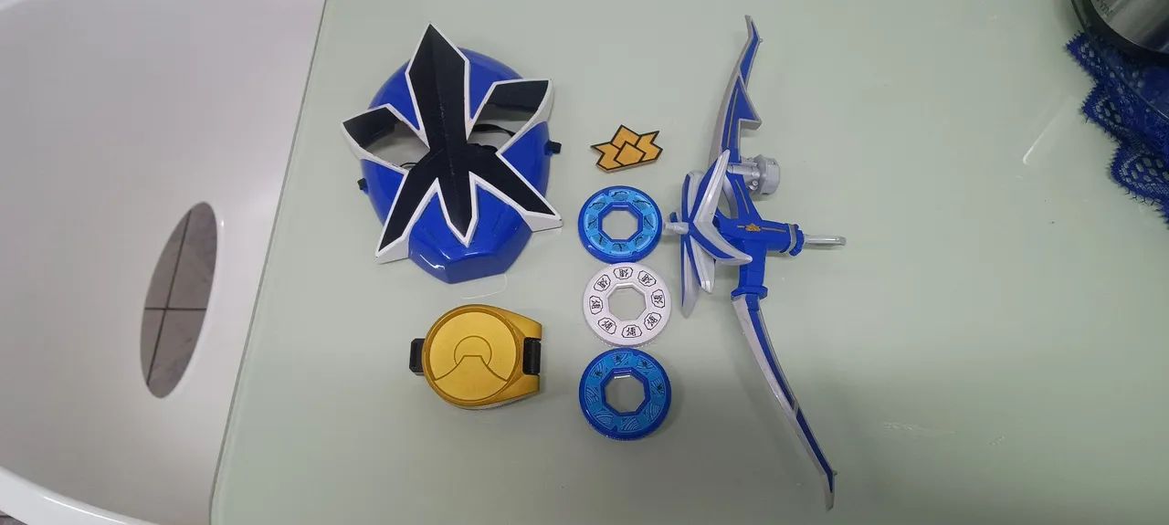 Kit Power Rangers Samurai Azul