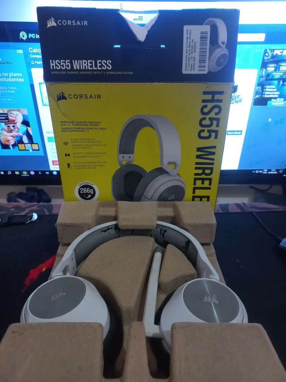 Vendo headset corsair HS55 WIRELESS 