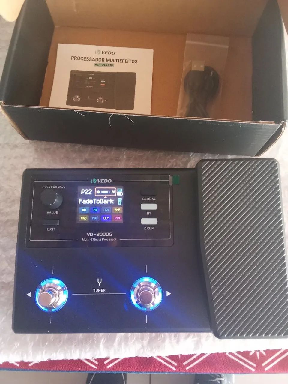 Pedaleira Vedo VD-2000g nova - Foto 2