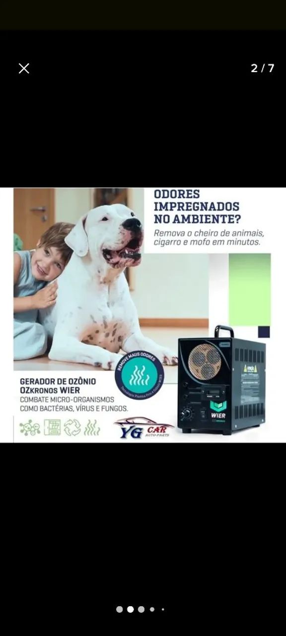 Gerador de Ozônio Wier OzKronos para veículos  - Foto 4