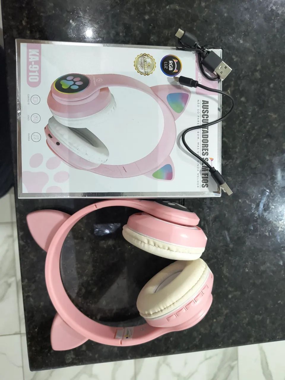 Fone orelhas GATOS  - Foto 6
