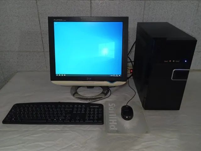 Computador CPU Core i3 8gb Ram + Monitor 17
