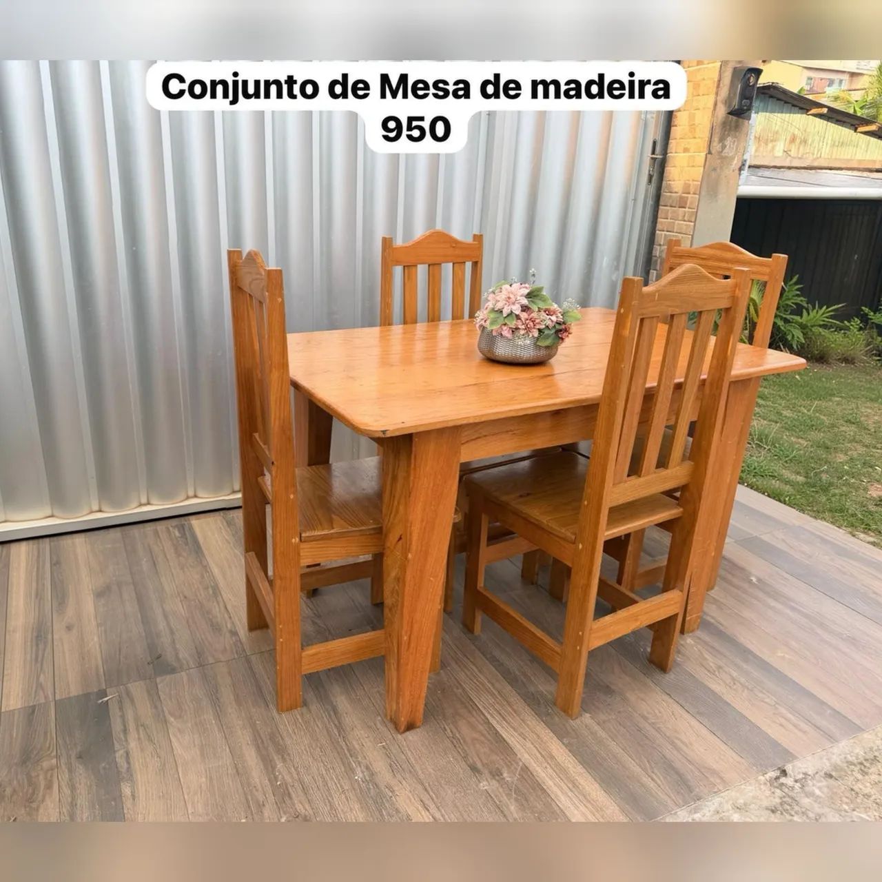 Mesa de madeira 