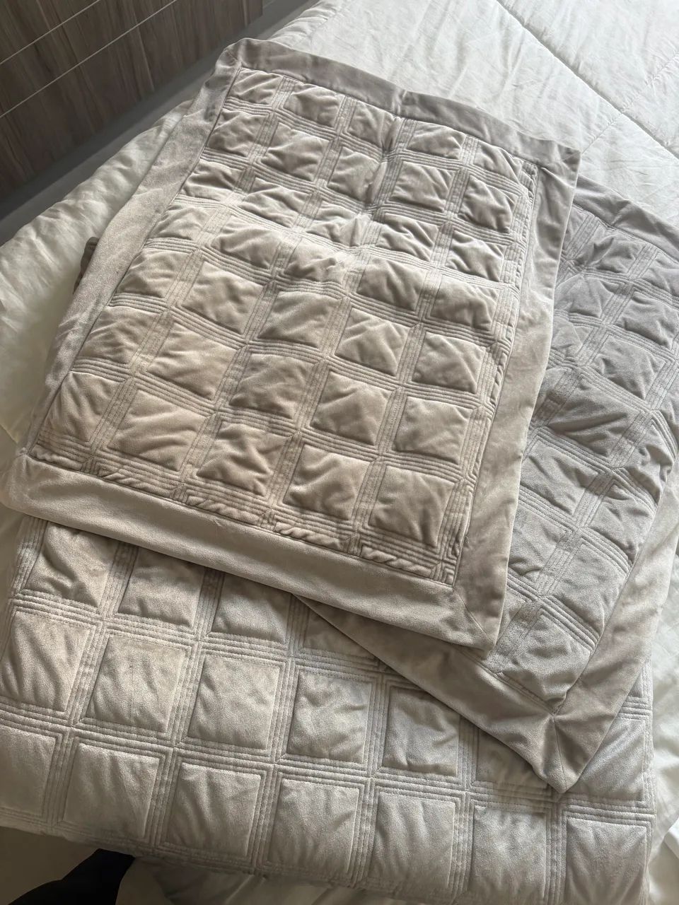 Colcha de veludo matelasse MMartan