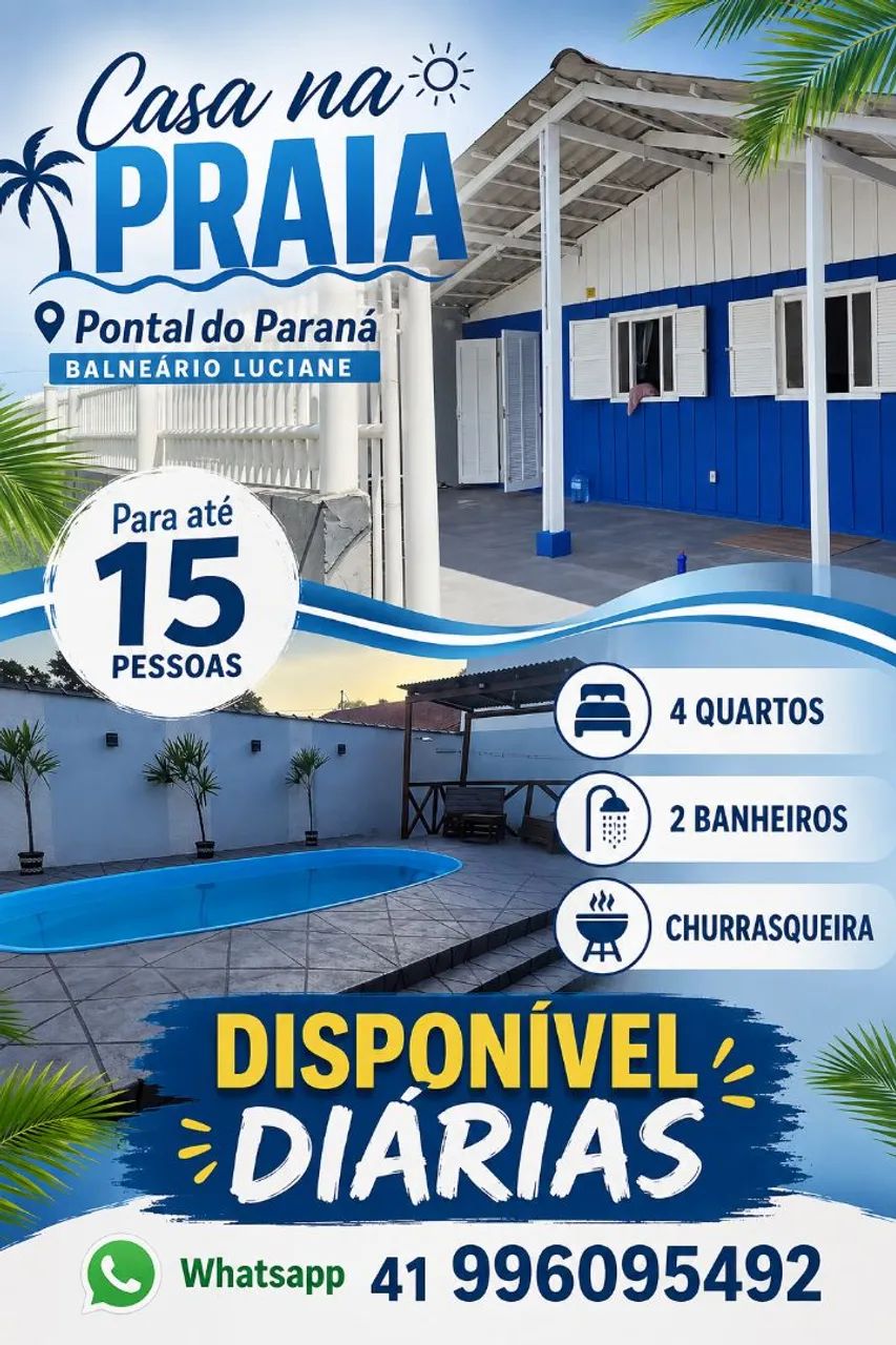 CASA NA PRAIA COM PISCINA  *ANO NOVO LOCADA* - Foto 2