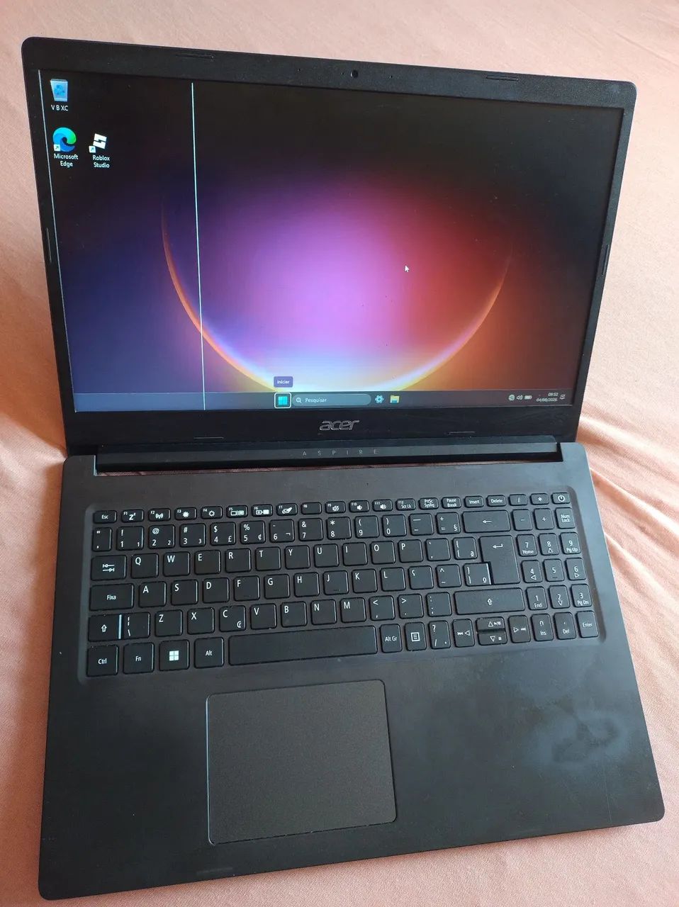 Notebook Acer tela com linha tudo funcionando perfeitamente  - Foto 2