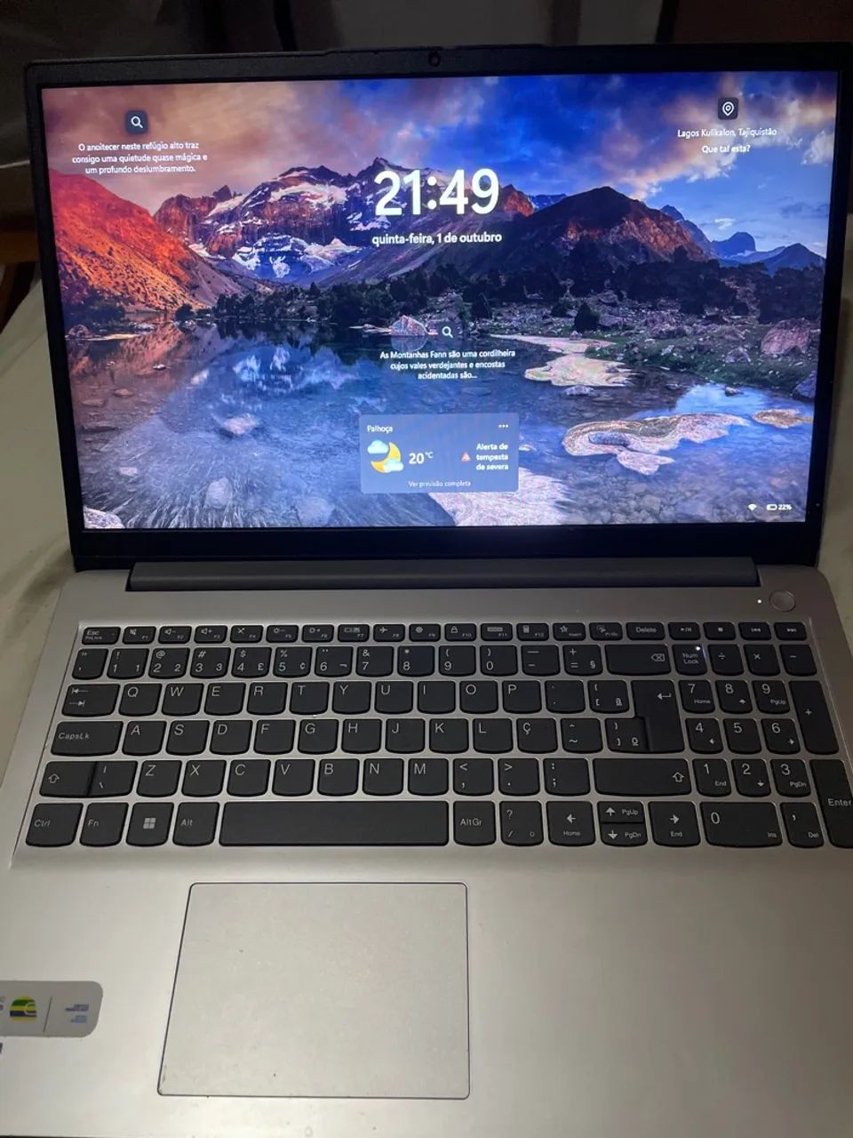 Vendo notebook Ideapad novíssimo  - Foto 4