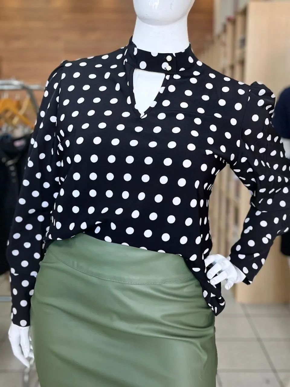 camisa poá