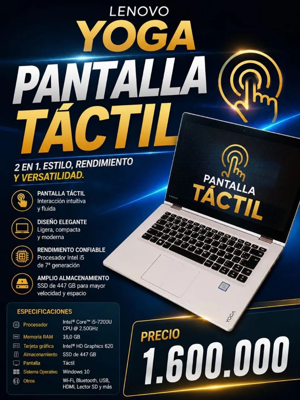 Notebook Lenovo Yoga 