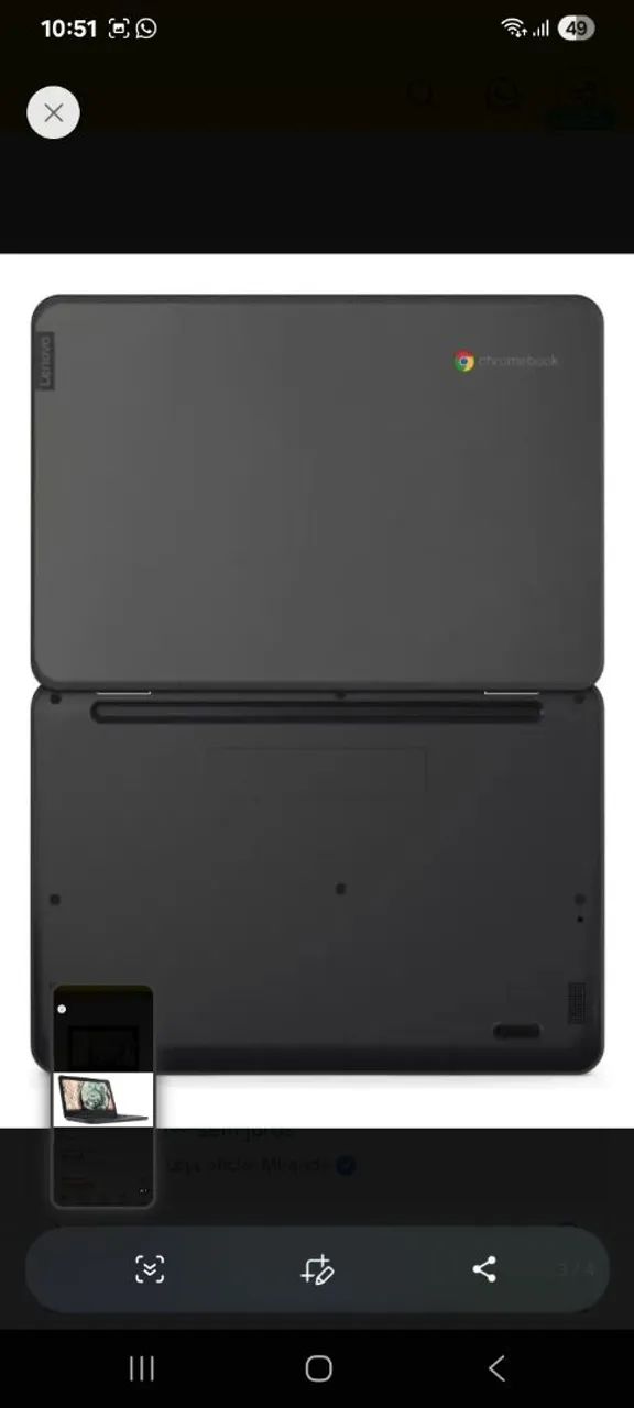 Chromebook lenovo 100e Novo! - Foto 5