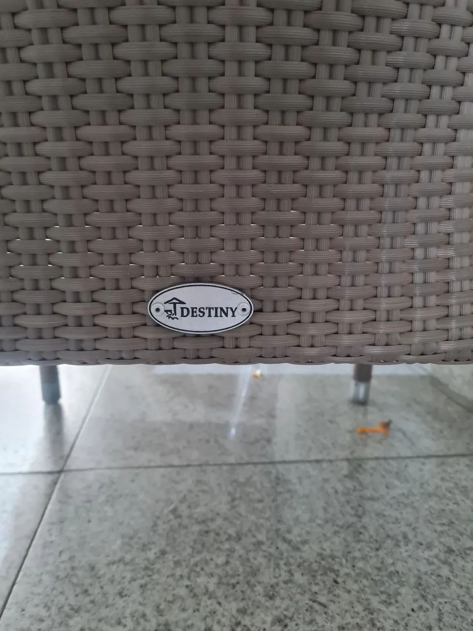 Jogo Mesa Marca Destiny perpeita<br>2 Cadeiras Conjunto jogo de mesa granito Natural - Foto 3