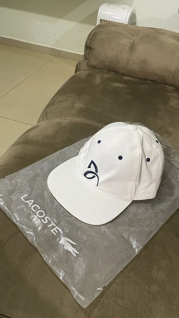 Boné Lacoste Djokovic branco 