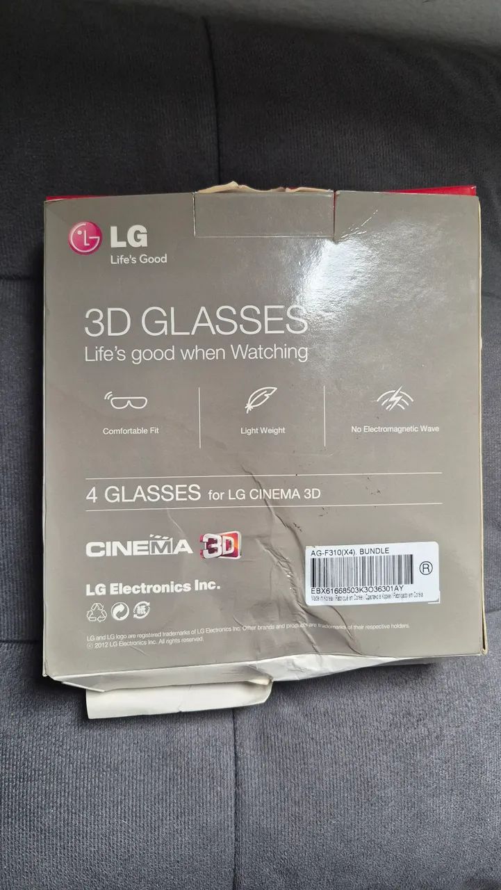 Kit 4 Óculos 3D LG cinema - Foto 2