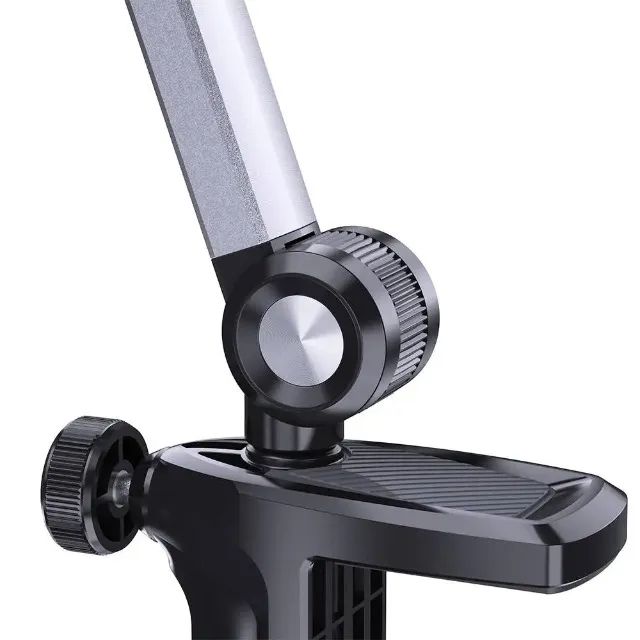 Suporte Celular E Tablet Hrebos Hs-199 Flexiarm Articulado Prateado - Foto 2