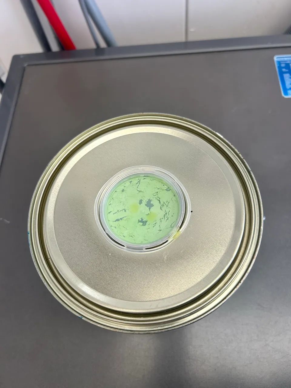 Tinta epoxi brilhante - coral - 2,56L - cor verde arpoador - nova