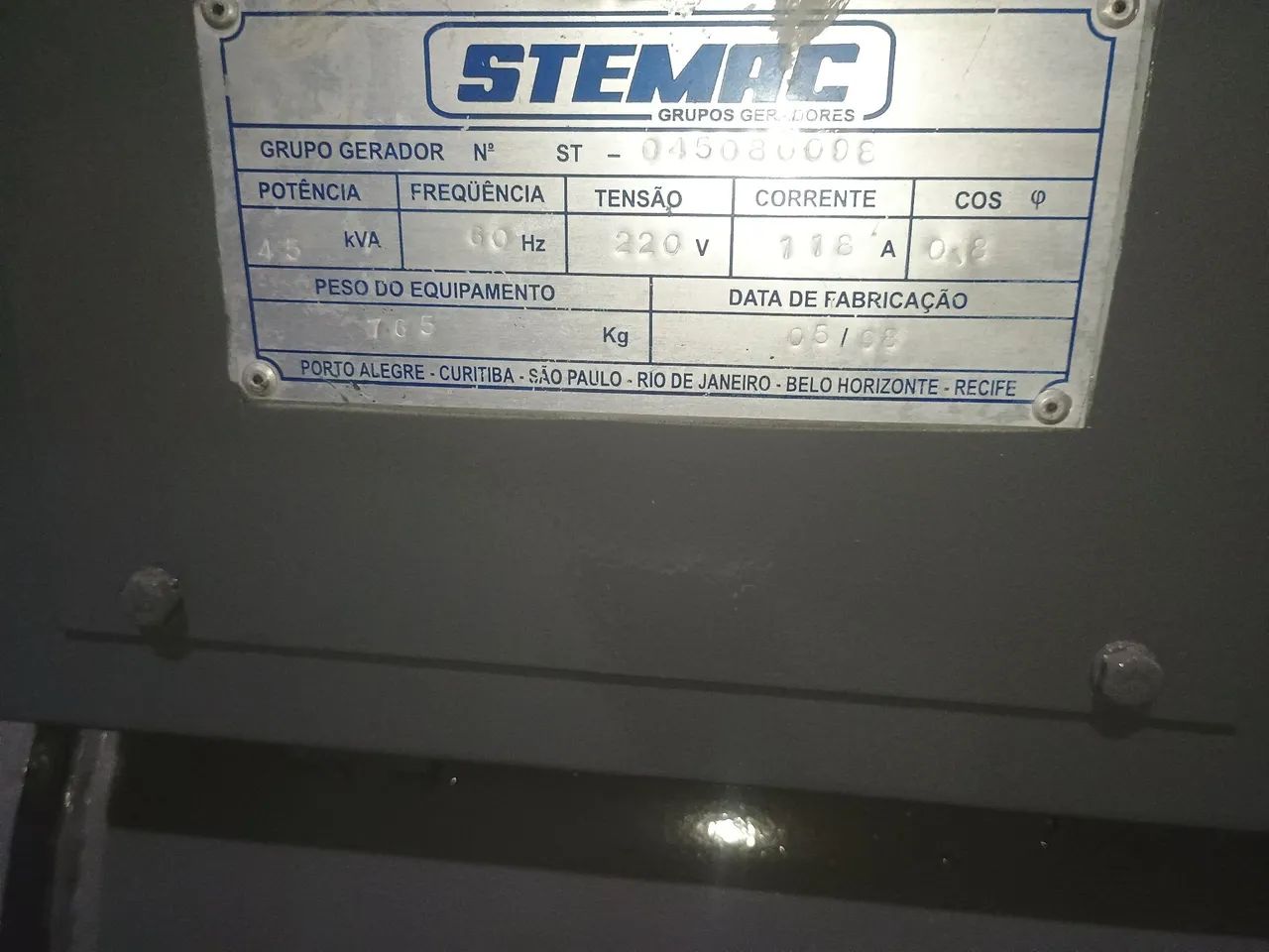 Alternador gerador 50/45 KVA todo revisado * - Foto 2