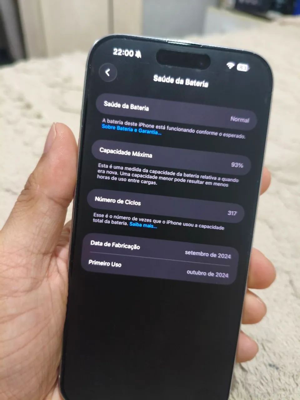 Iphone 16 Pro Max 256Gb Branco  - Foto 5