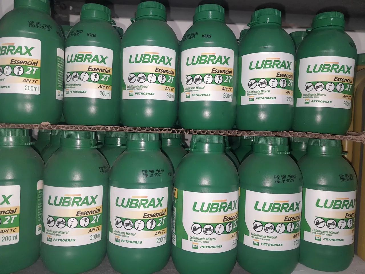 Óleo Lubrax 2 tempos 200ml Mineral 