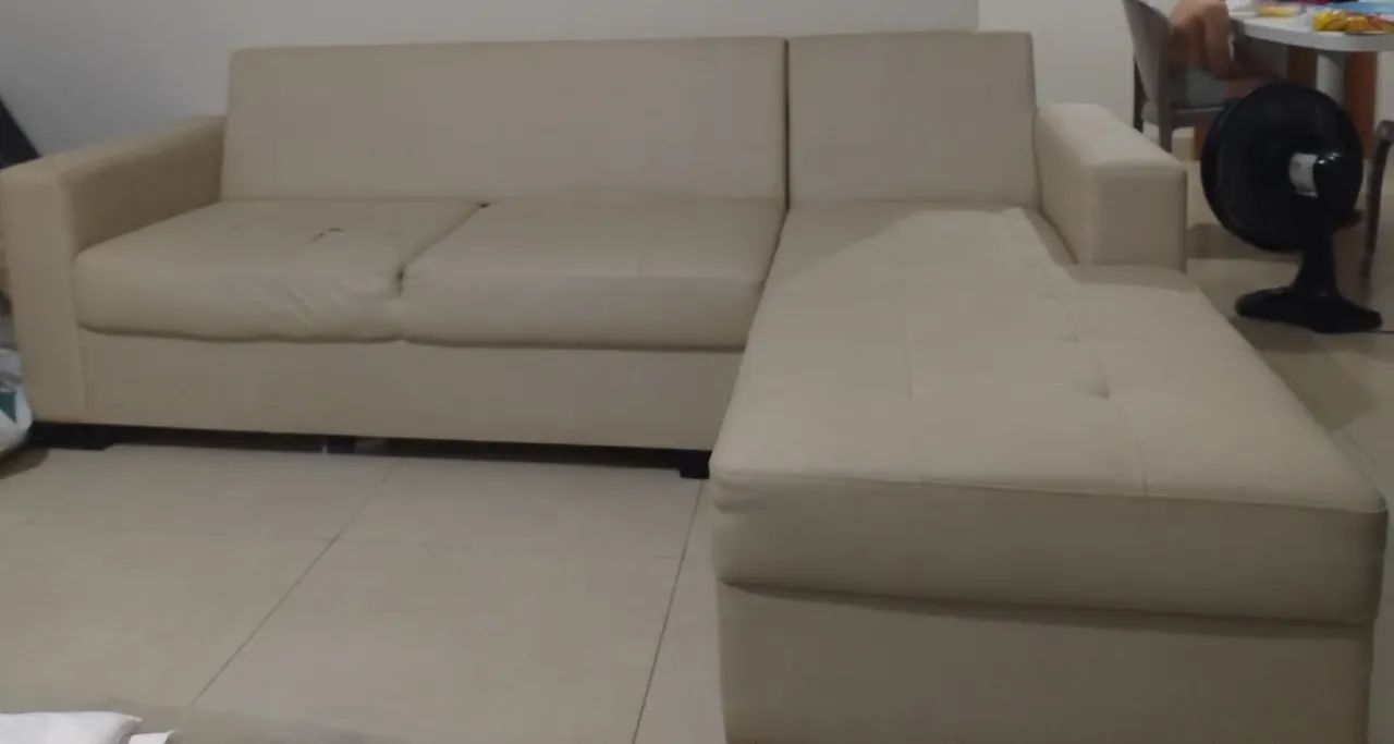 Sofá courino em L - Foto 2