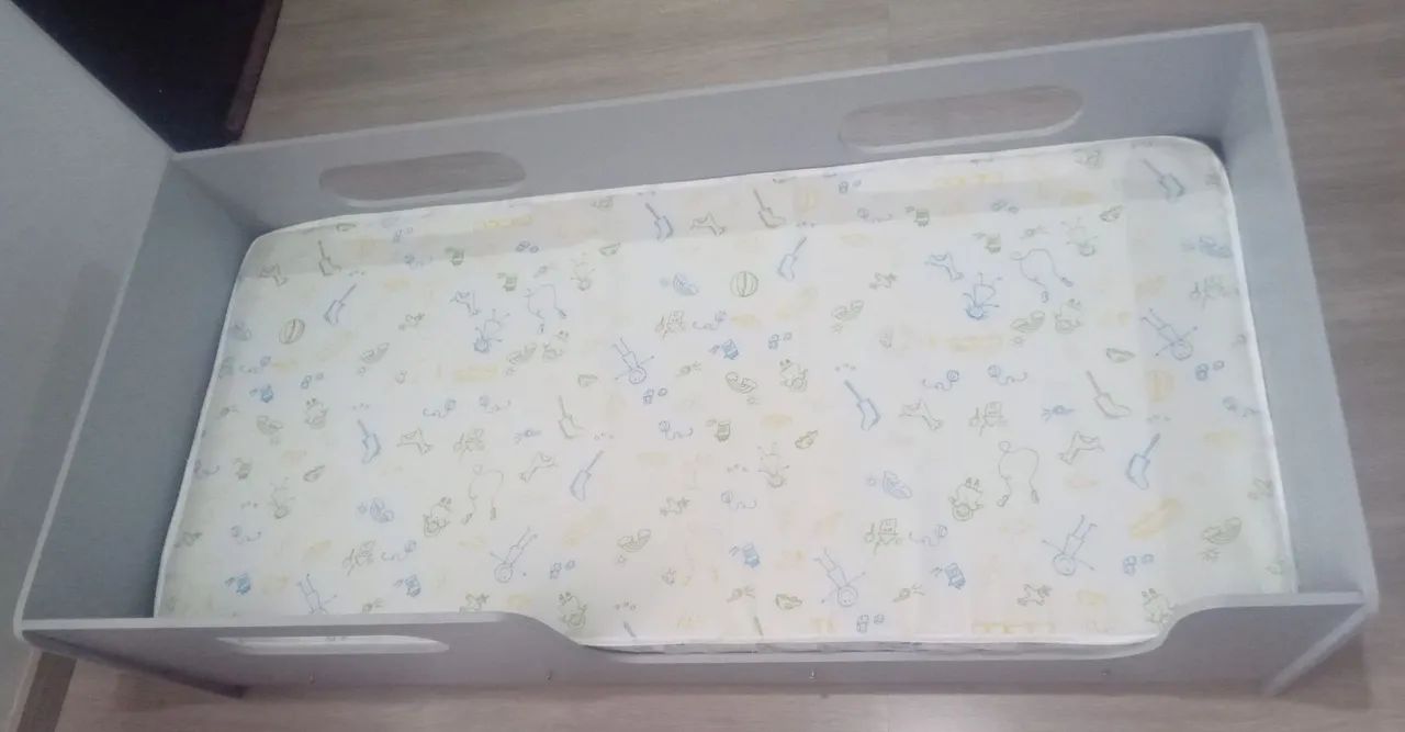 Cama Infantil Menino com Colchão e Nicho 350 Reais - Foto 3