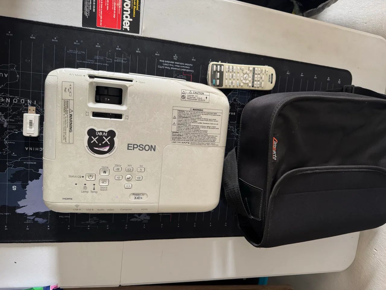 Projetor Epson Powerlite X41+ 3600lm Branco 127/220v - Foto 4