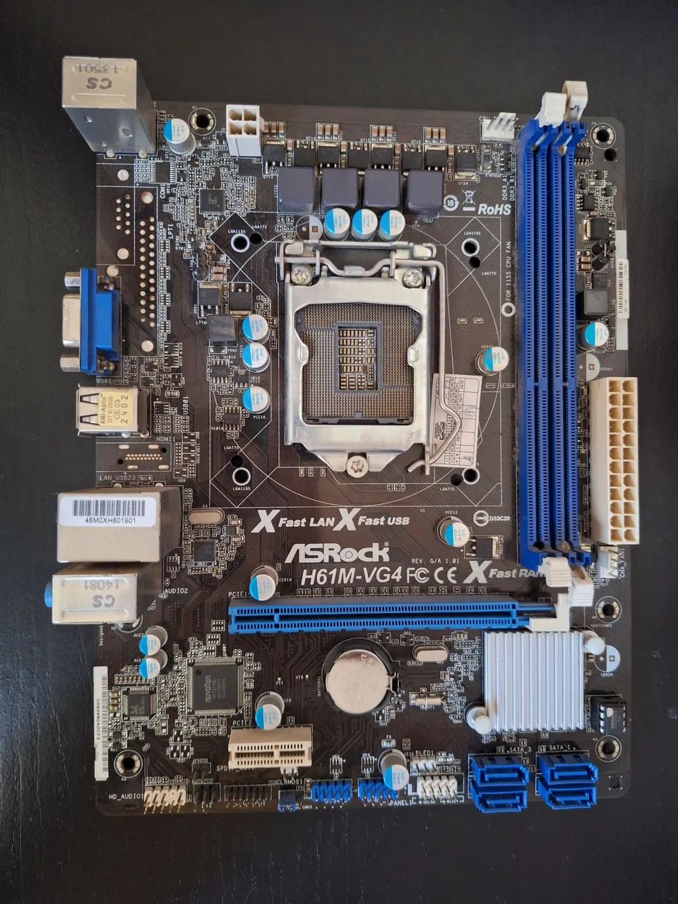 Placa Mãe ASRock H61M-VG4 LGA 1155 DDR3