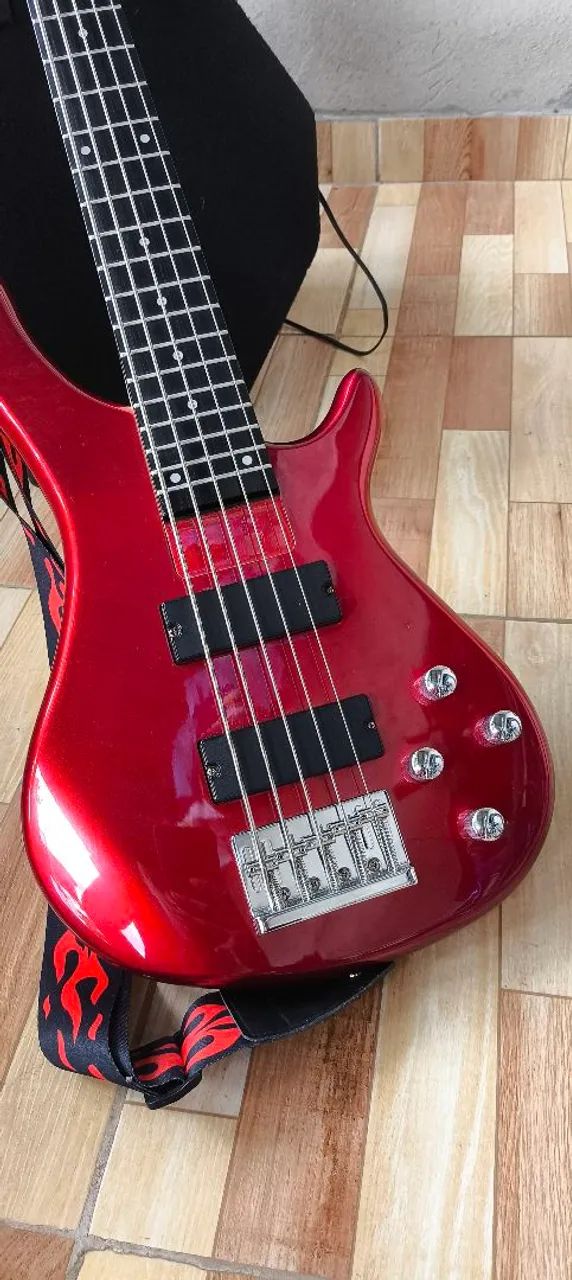 Baixo 5 Cordas Giannini Gb205a usado - Foto 4