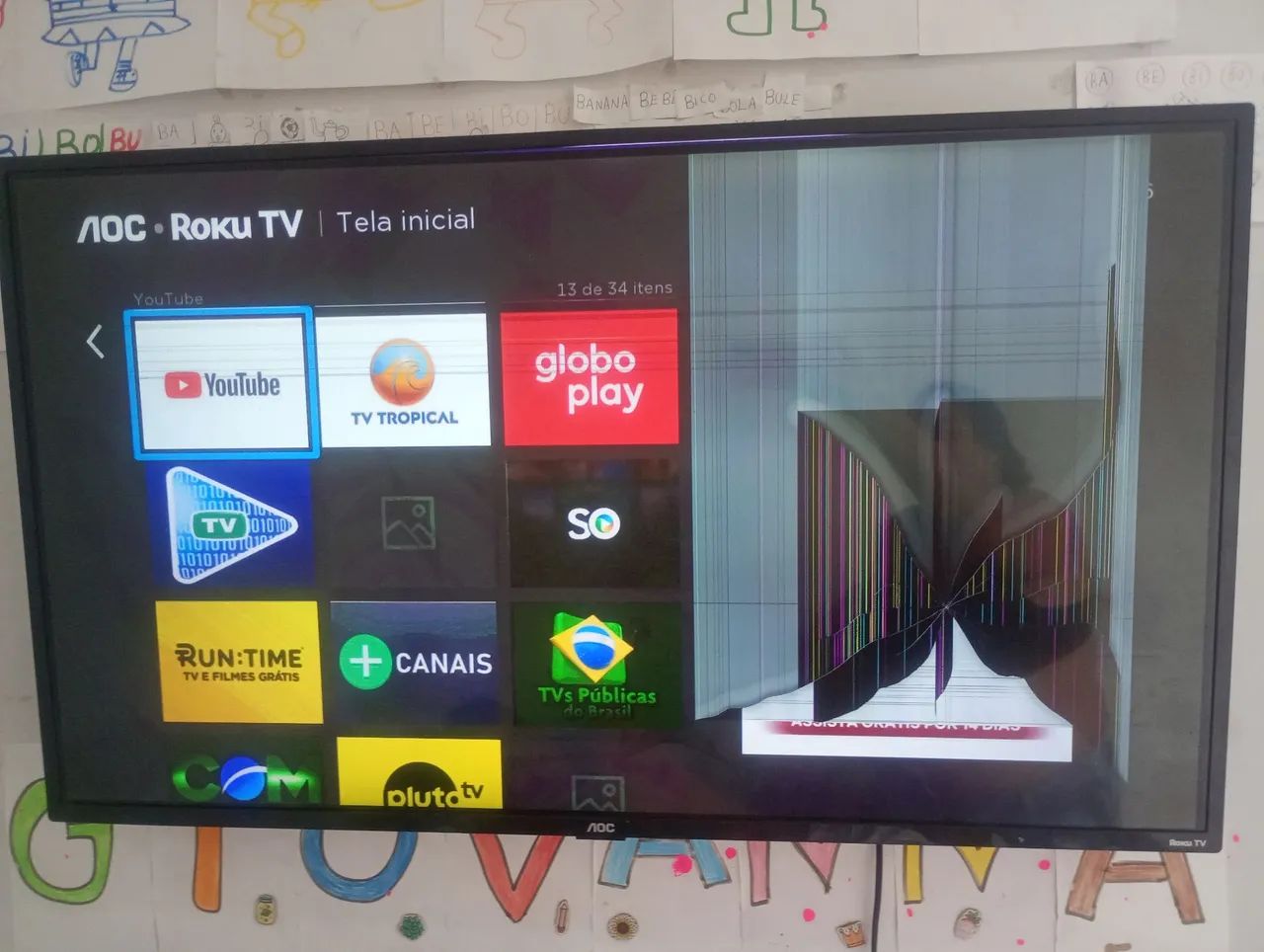 Televisão AOC Roku 40 polegadas  - Foto 3