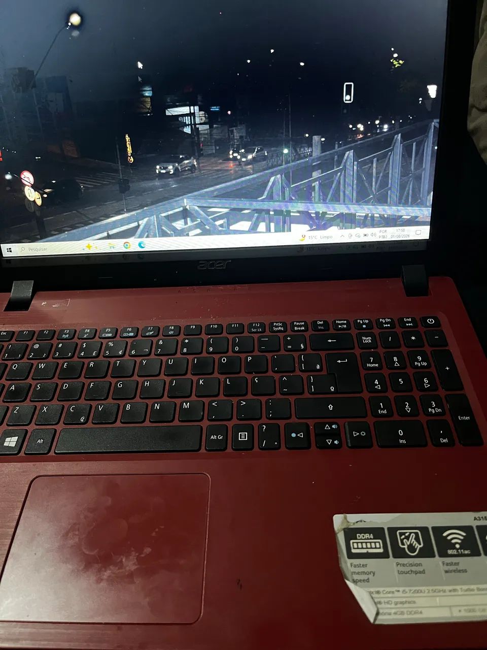 Notebook Acer A315-51-5796 com HD externo - Foto 3