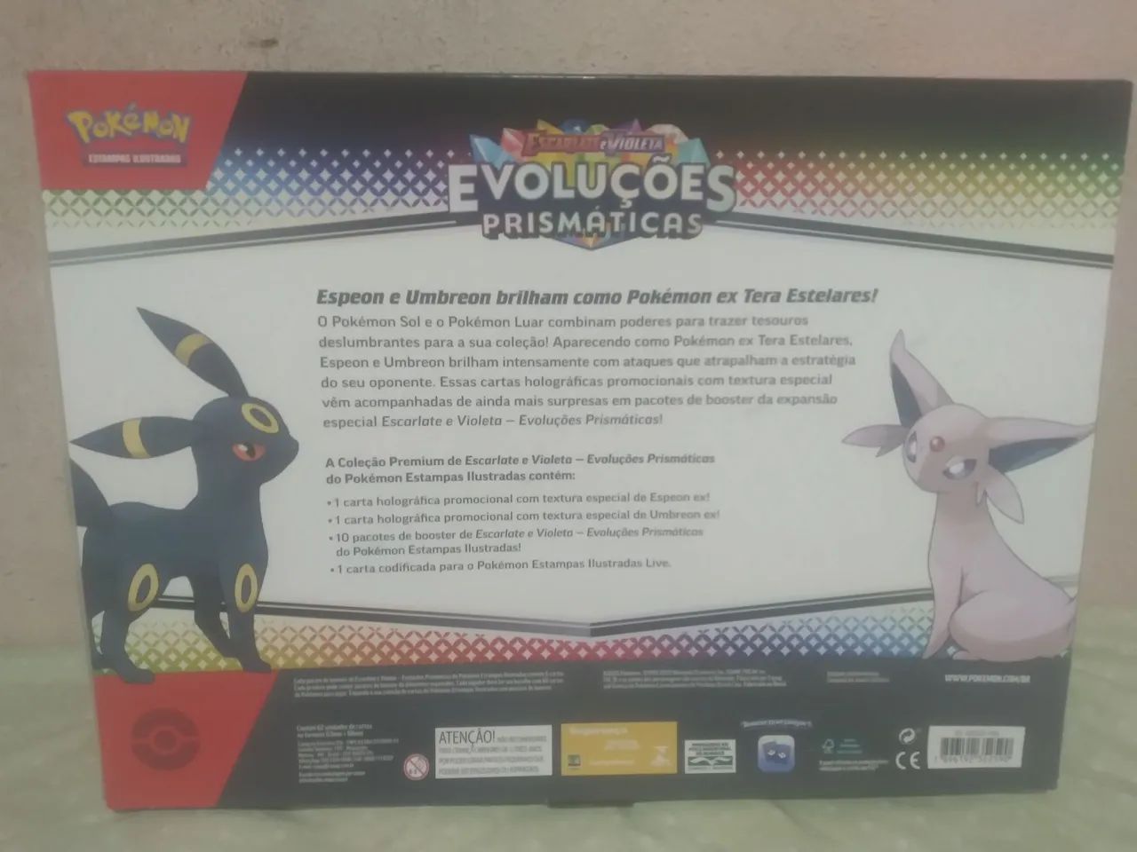 Box evoluções prismaticas Umbreon e Espeon. - Foto 2