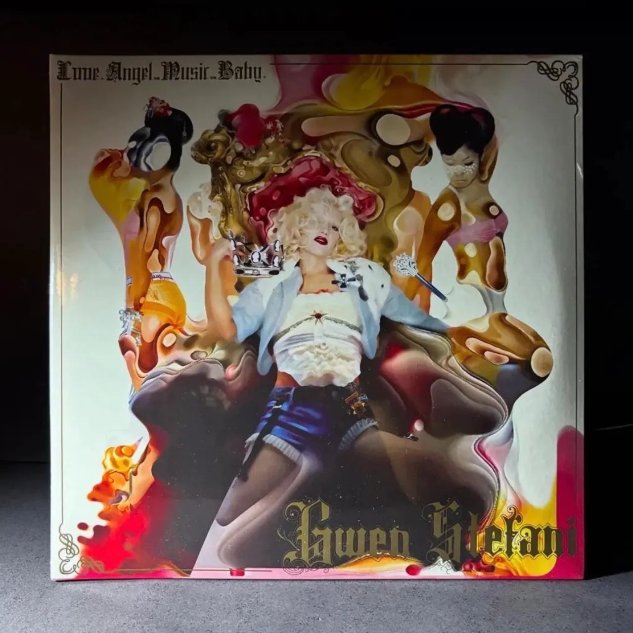 Combo Discos de Vinil Burlesque e Love Angel Music Baby - Foto 2