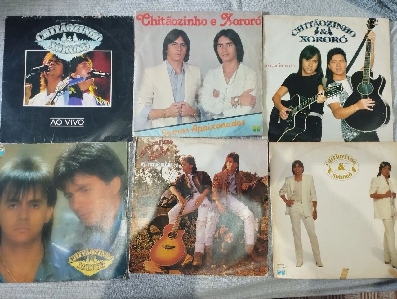 Coleção discos de vinil chitãozinho e Xororó 