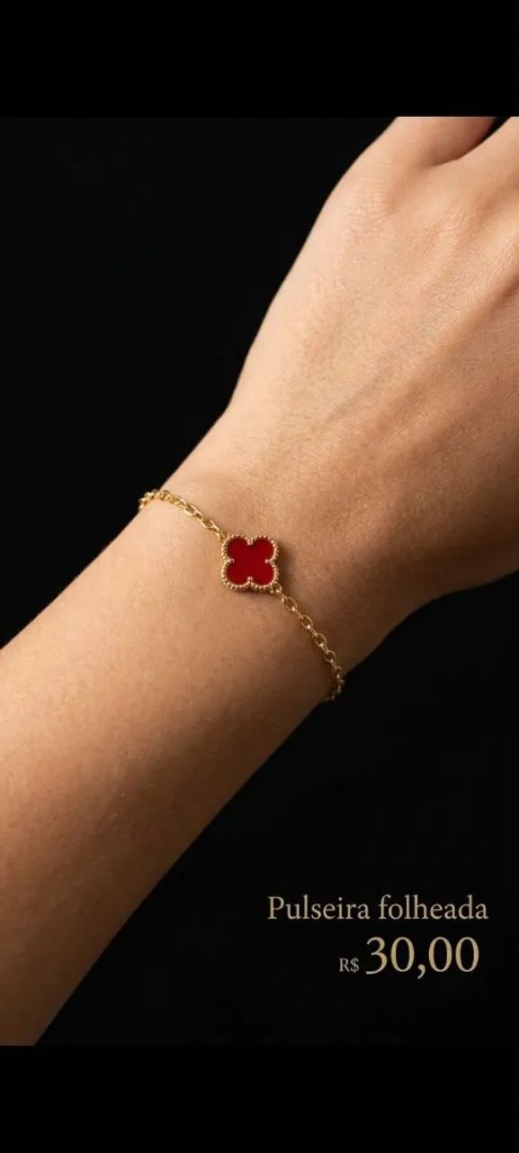 Pulseiras folheadas à ouro - Foto 4