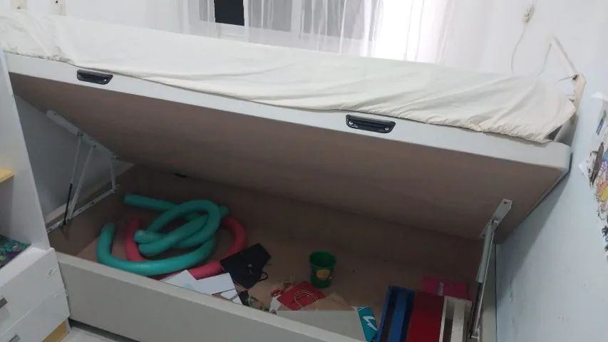 Cama baú de solteiro com colchão - Foto 2